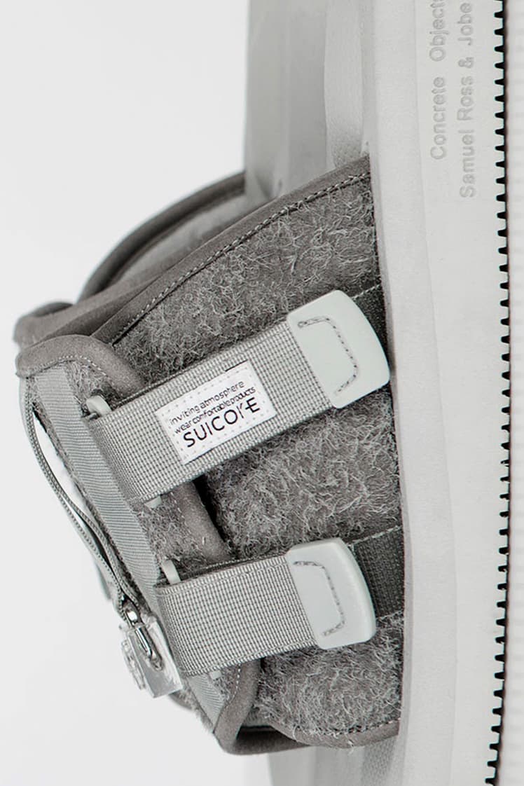 Suicoke x Concrete Objects Sandal Collab Details Samuel Ross Shoes Trainers Sneakers Footwear Kicks Steel Resin Nylon Suede Leather