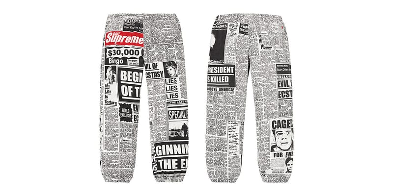 supreme all over pants