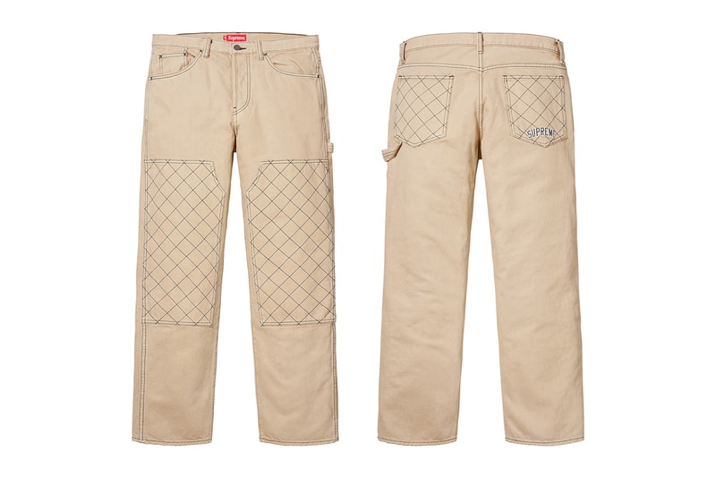 Supreme Fall/Winter 2018 Pants Trousers Sweatpants Camo Jeans Denim Track Split Jewel Newspaper Jesus Mary Shorts Release Details Information First Look News