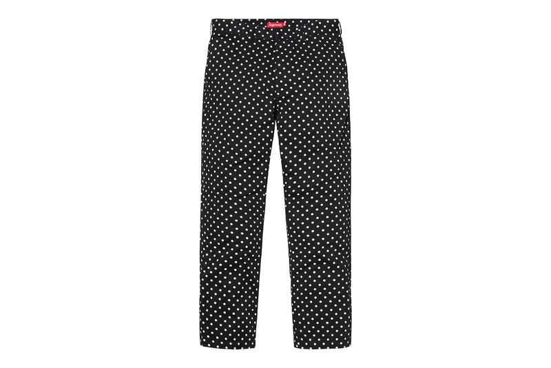 Supreme Fall/Winter 2018 Pants Trousers Sweatpants Camo Jeans Denim Track Split Jewel Newspaper Jesus Mary Shorts Release Details Information First Look News