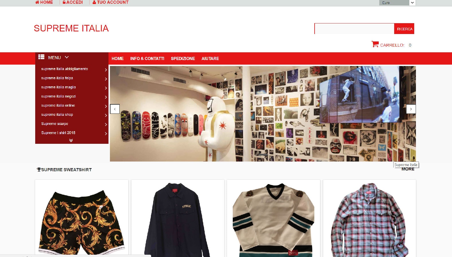 Image result for supreme italia