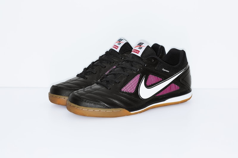 Supreme x Nike SB Gato Black Angled Pair