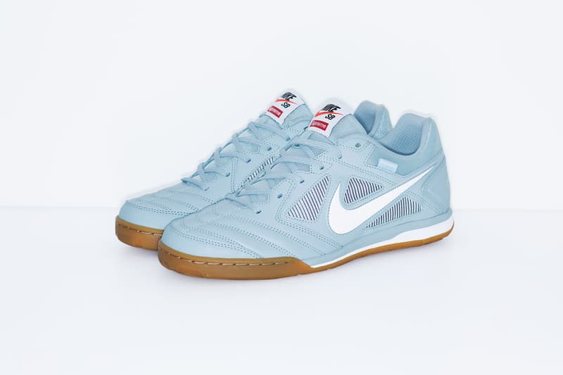 Supreme x Nike SB Gato Light Blue Angled Pair