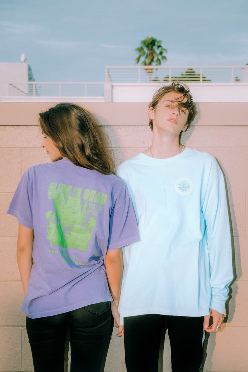 Surf Is Dead Drop 5.0 Lookbook collection release info shirts hats pullovers hoodies