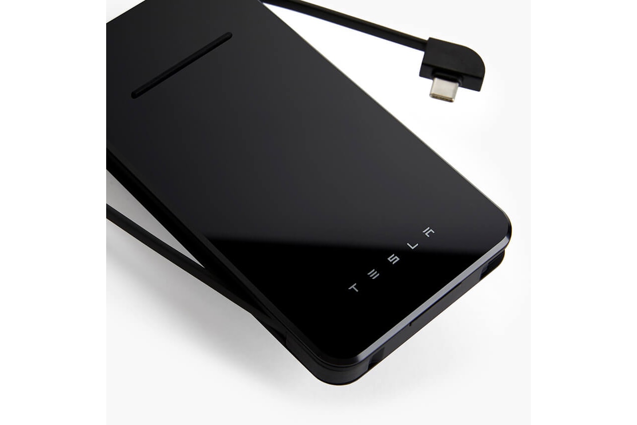 Tesla Portable Charger Reveal Charging Pad Qi Standard USB C Pricing Apple iPhone elon musk