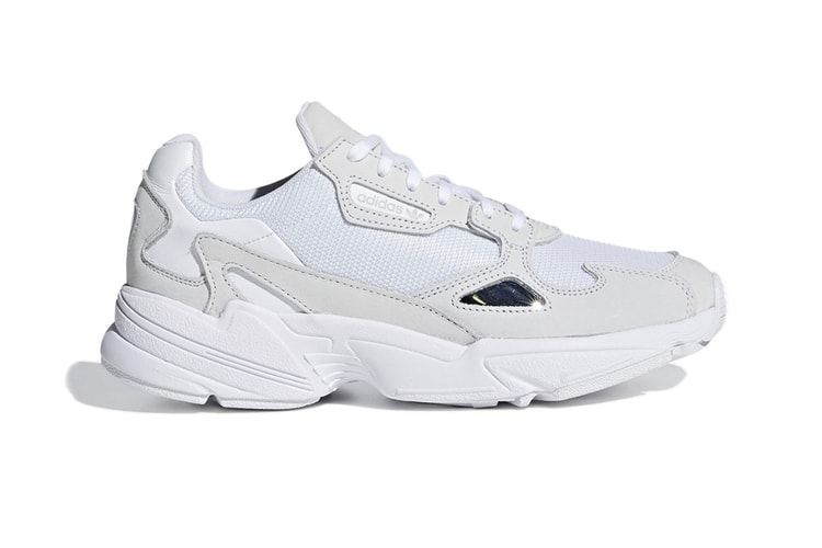 The adidas Falcon Receives a "Triple White" Makeover