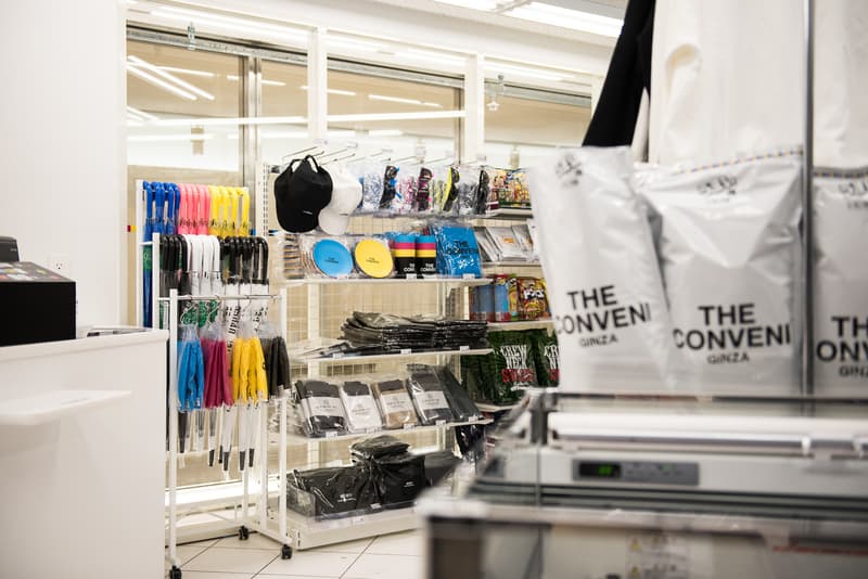 The Conveni Ginza Sony Park Closer Look Inside Store Shop Clothing Accessories Cop Purchase Buy Open Hiroshi Fujiwara Wtaps Neighborhood