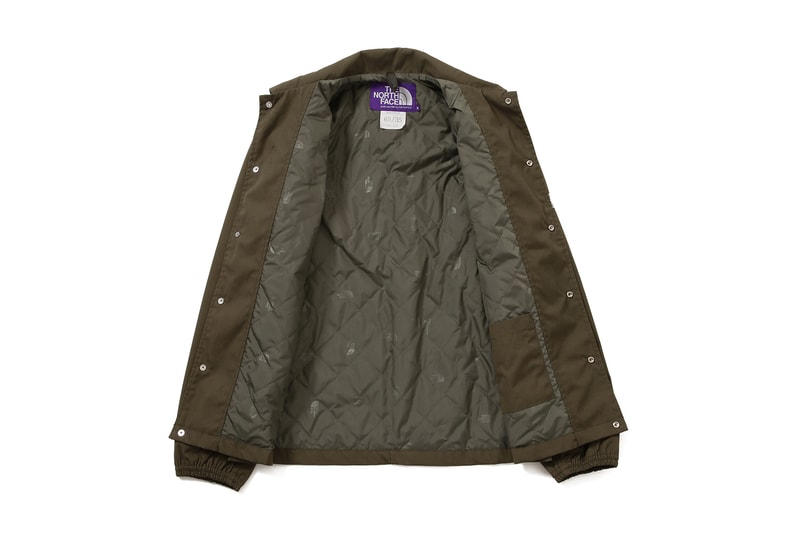 the north face purple label beams exclusive fall winter 2018 outerwear jackets coats 35 65 quilted lining green glen check plaid grey navy beige khaki eiichi homma august 30 2018 drop release date buy purchase sale sell