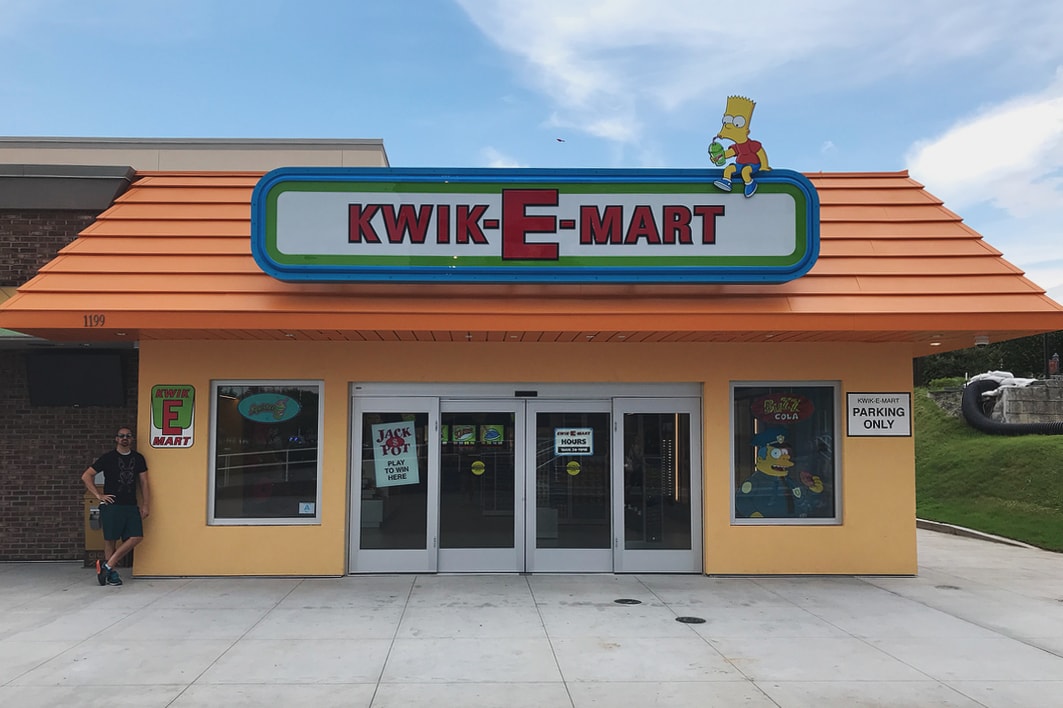 The Simpsons Kwik-E-Mart store Myrtle Beach South Carolina shop Aztec Theater