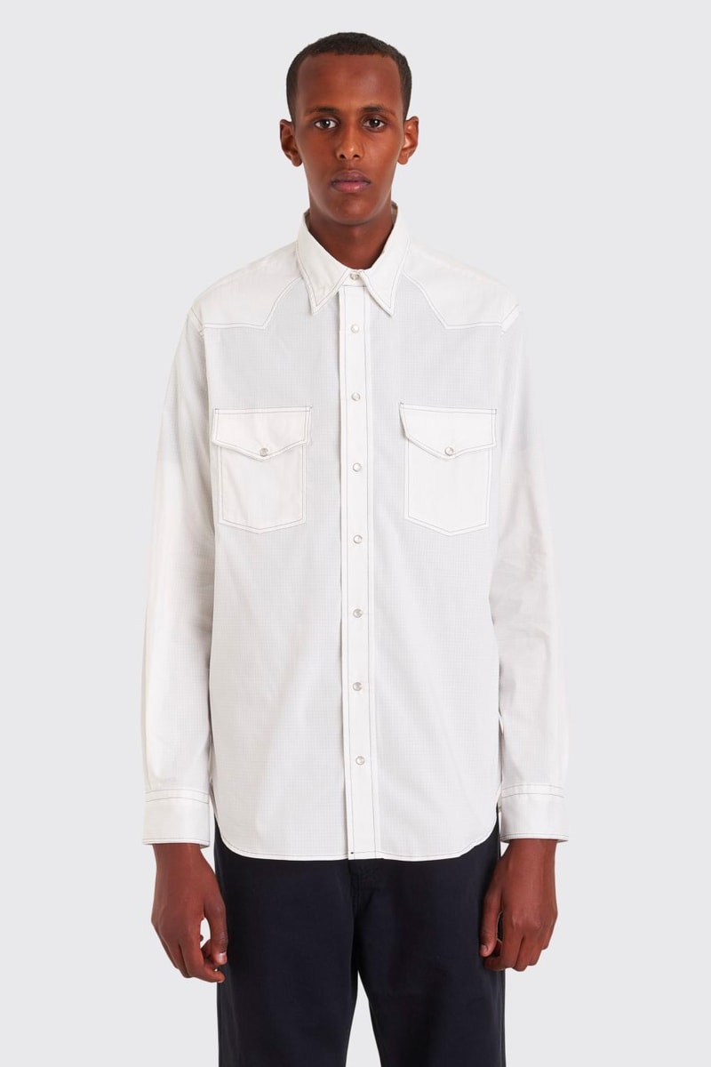Très Bien x Gitman Bros Collection American Shirts capsule release collaboration white western velvet purchase