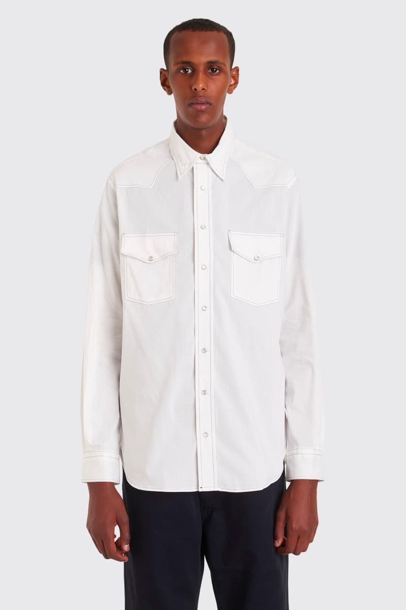 Très Bien x Gitman Bros Collection American Shirts capsule release collaboration white western velvet purchase