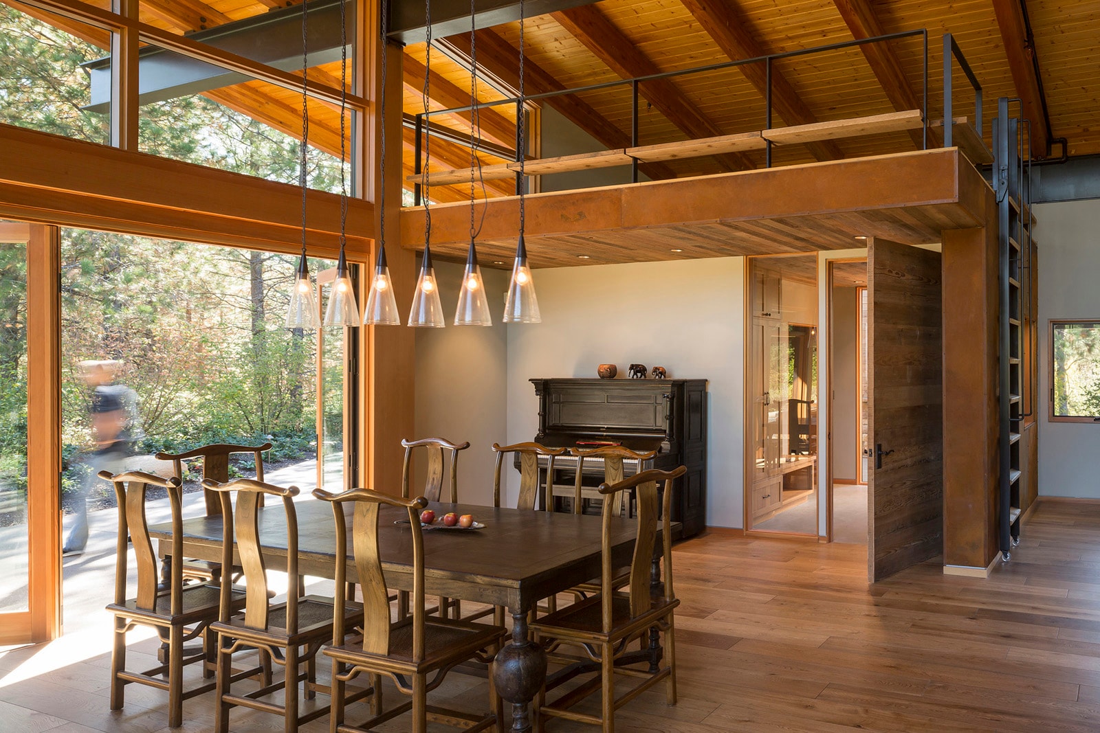 Tumble Creek Cabin Coates Design Architects Cle Elum United States Homes Houses Modern Wooden Open Glass