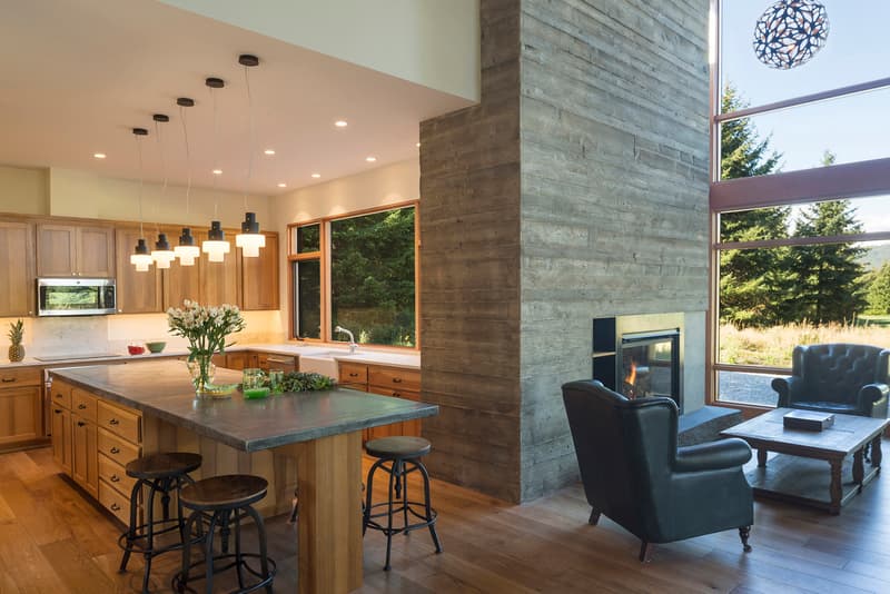 Tumble Creek Cabin Coates Design Architects Cle Elum United States Homes Houses Modern Wooden Open Glass