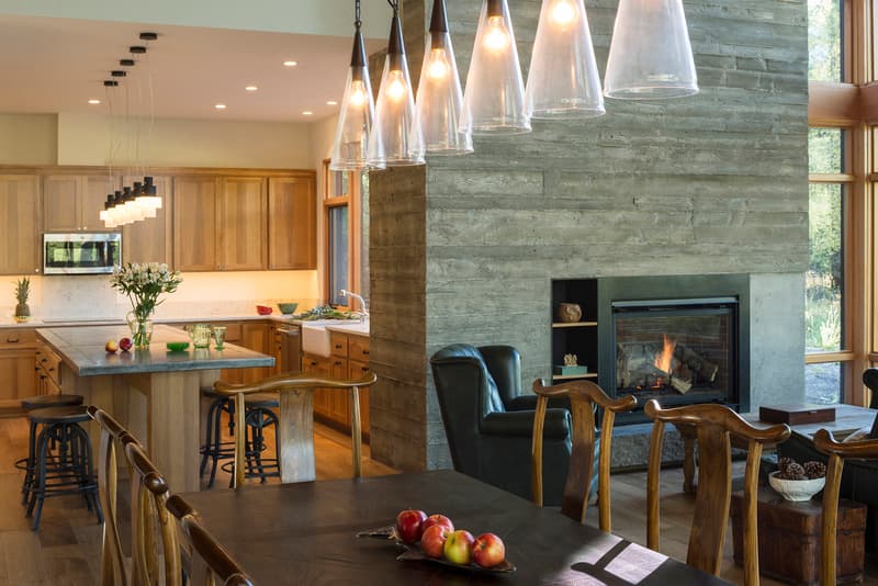 Tumble Creek Cabin Coates Design Architects Cle Elum United States Homes Houses Modern Wooden Open Glass