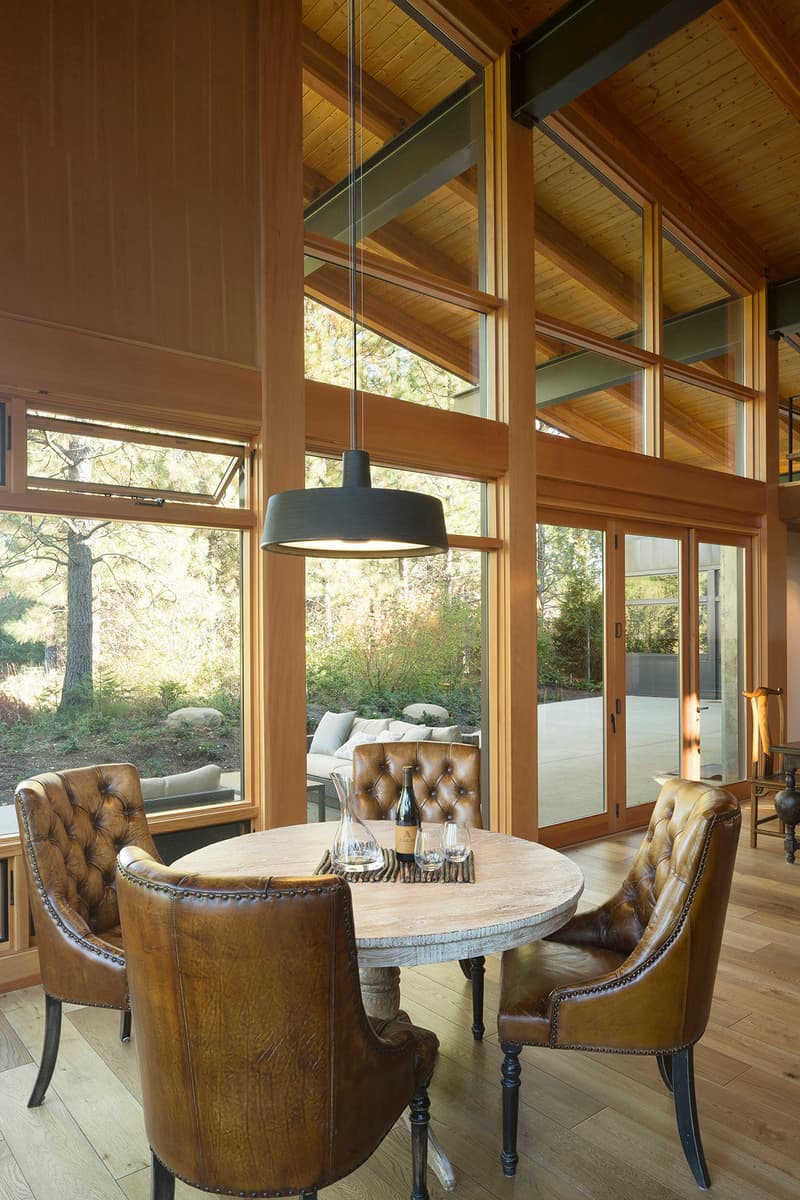Tumble Creek Cabin Coates Design Architects Cle Elum United States Homes Houses Modern Wooden Open Glass