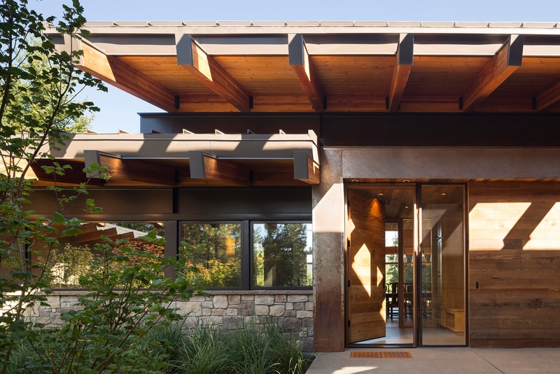 Tumble Creek Cabin Coates Design Architects Cle Elum United States Homes Houses Modern Wooden Open Glass