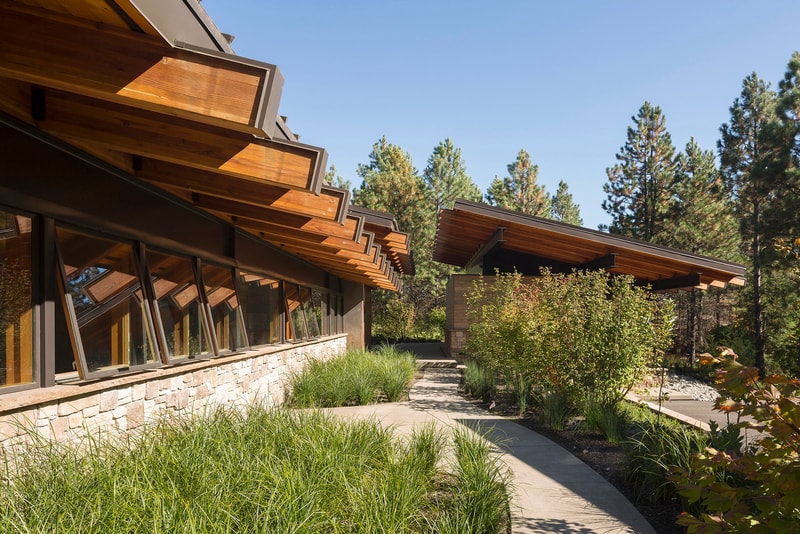 Tumble Creek Cabin Coates Design Architects Cle Elum United States Homes Houses Modern Wooden Open Glass