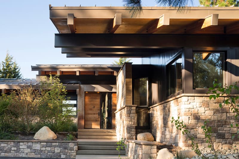 Tumble Creek Cabin Coates Design Architects Cle Elum United States Homes Houses Modern Wooden Open Glass