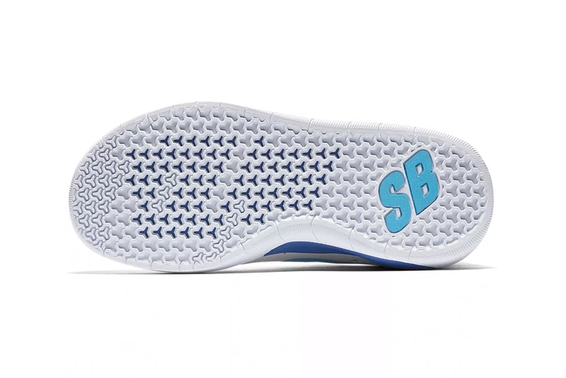 Nyjah Huston Nike SB Nyjah Free Receives a Clean Blue Fury Colorway White