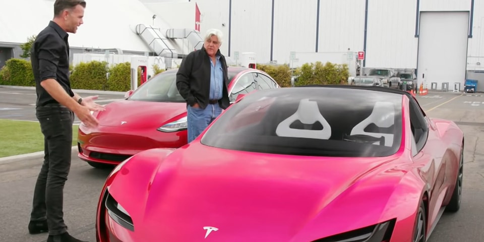 Jay Lenos Garage 2020 Tesla Roadster Test Drive Hypebeast