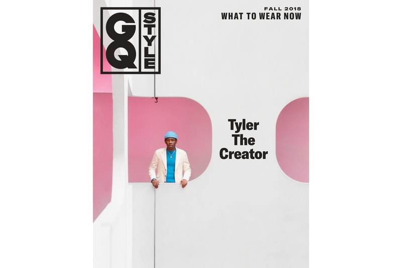 Tyler, the Creator GQ Style Fall 2018 Magazine Cover Matthieu Venot Odd Future Frank Ocean Interview Conversation GOLF Wang Le Fleur
