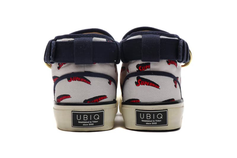 UBIQ eL superman release info white black navy sneakers atmos