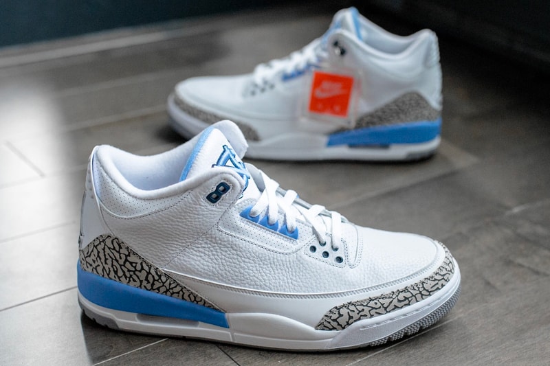UNC Football Players Selling Jordan PE Suspension NCAA Air Jordan 3