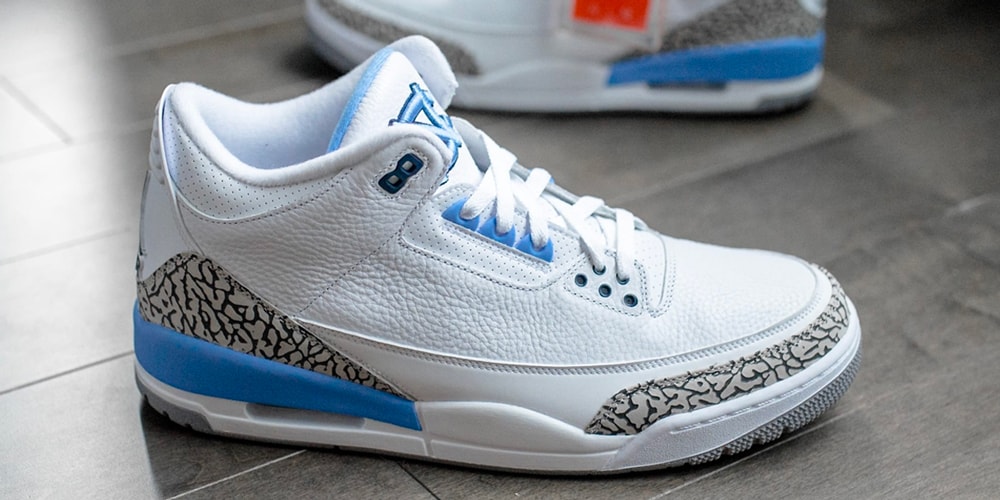 Unc jordan 3 pe Clearance