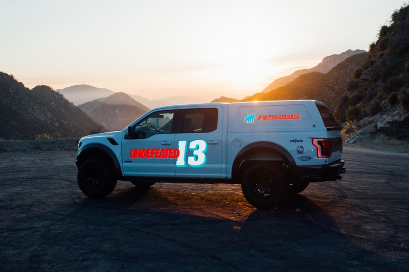 UNDEFEATED Gumball 3000 apparel collection collaboration ford f-150 raptor rally race london tokyo