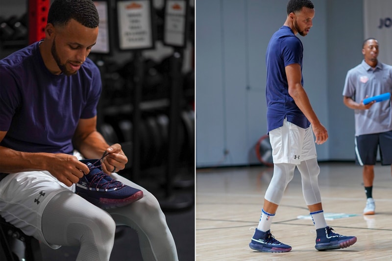under armour sc 3zer0 3zero ii 2 steph stephen curry nba golden state warriors footwear 2018 basketball midnight navy white red sneakers