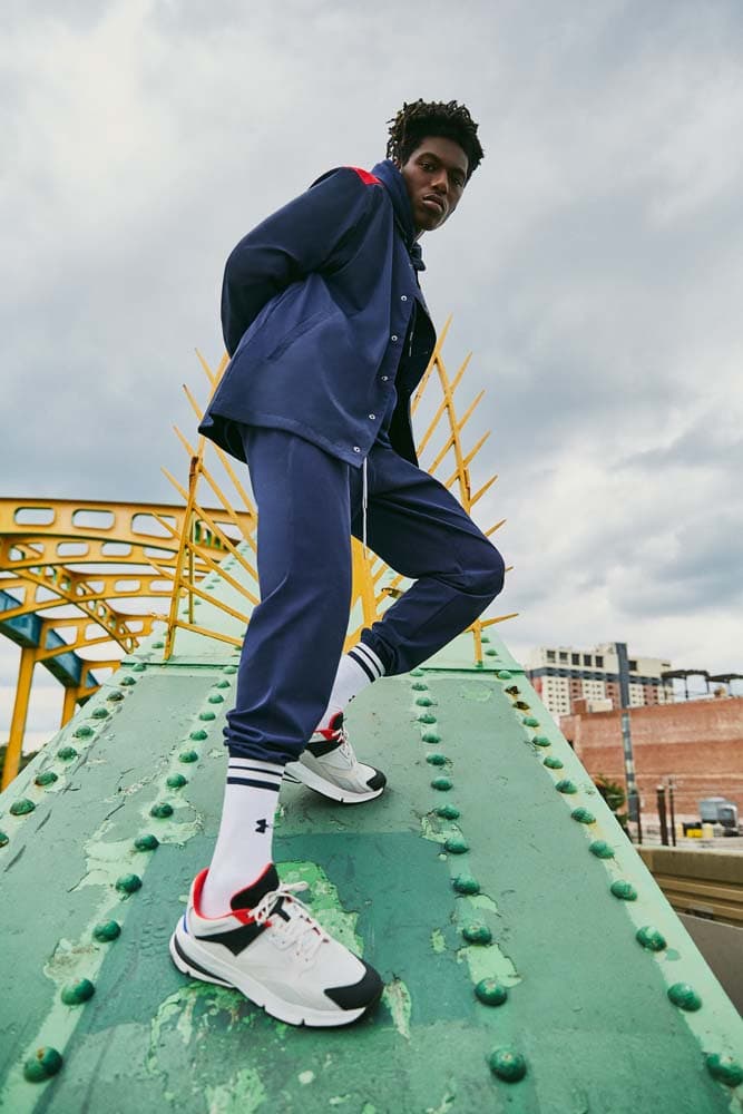 Under Armour UA Forge 96 Campaign Lookbook 2018 new sneakers white grey red white shoes