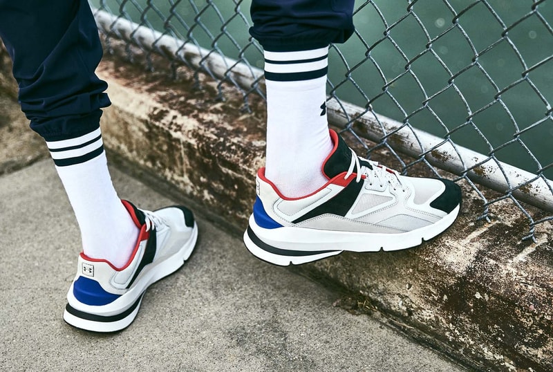 Under Armour UA Forge 96 Campaign Lookbook 2018 new sneakers white grey red white shoes