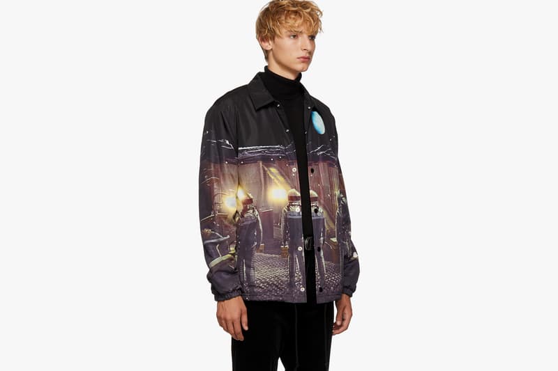 Undercover 2001: A Space Odyssey Canvas Jacket SSENSE 182414M180001