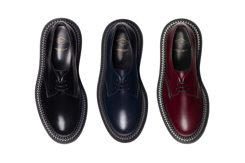 UNDERCOVER Adieu Fall Winter 2018 collection Black Derby leather footwear release info
