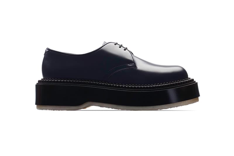 UNDERCOVER Adieu Fall Winter 2018 collection Black Derby leather footwear release info