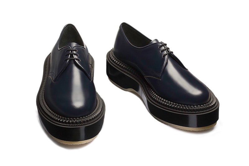 UNDERCOVER Adieu Fall Winter 2018 collection Black Derby leather footwear release info