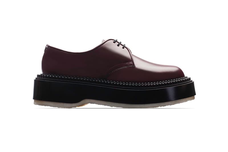 UNDERCOVER Adieu Fall Winter 2018 collection Black Derby leather footwear release info