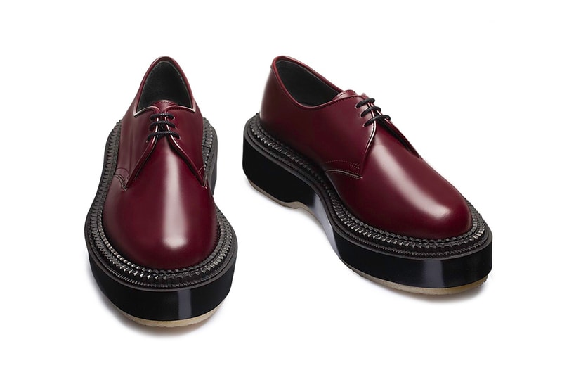 UNDERCOVER Adieu Fall Winter 2018 collection Black Derby leather footwear release info