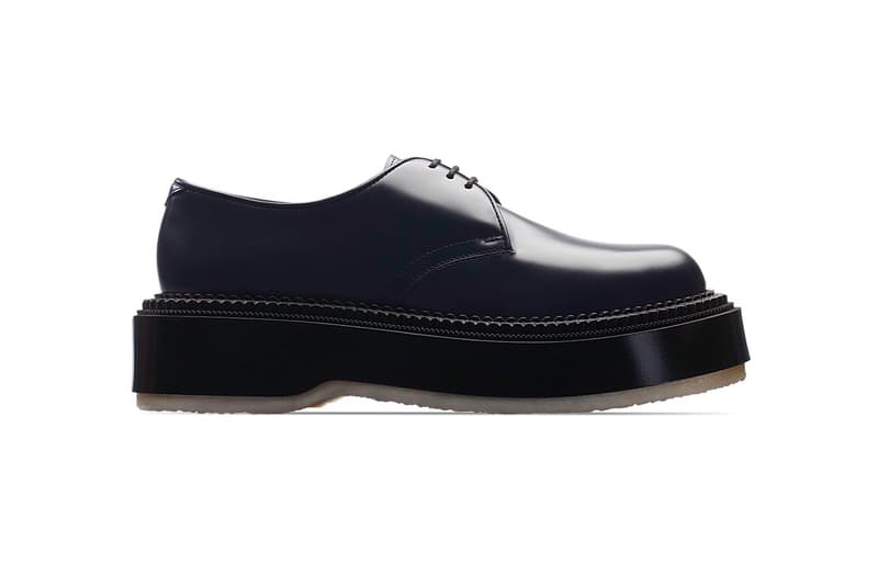 UNDERCOVER Adieu Fall Winter 2018 collection Black Derby leather footwear release info