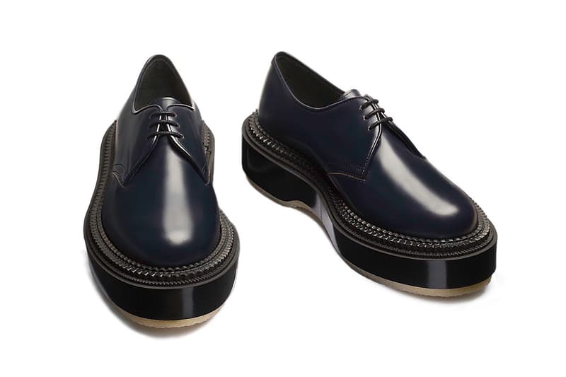 UNDERCOVER Adieu Fall Winter 2018 collection Black Derby leather footwear release info
