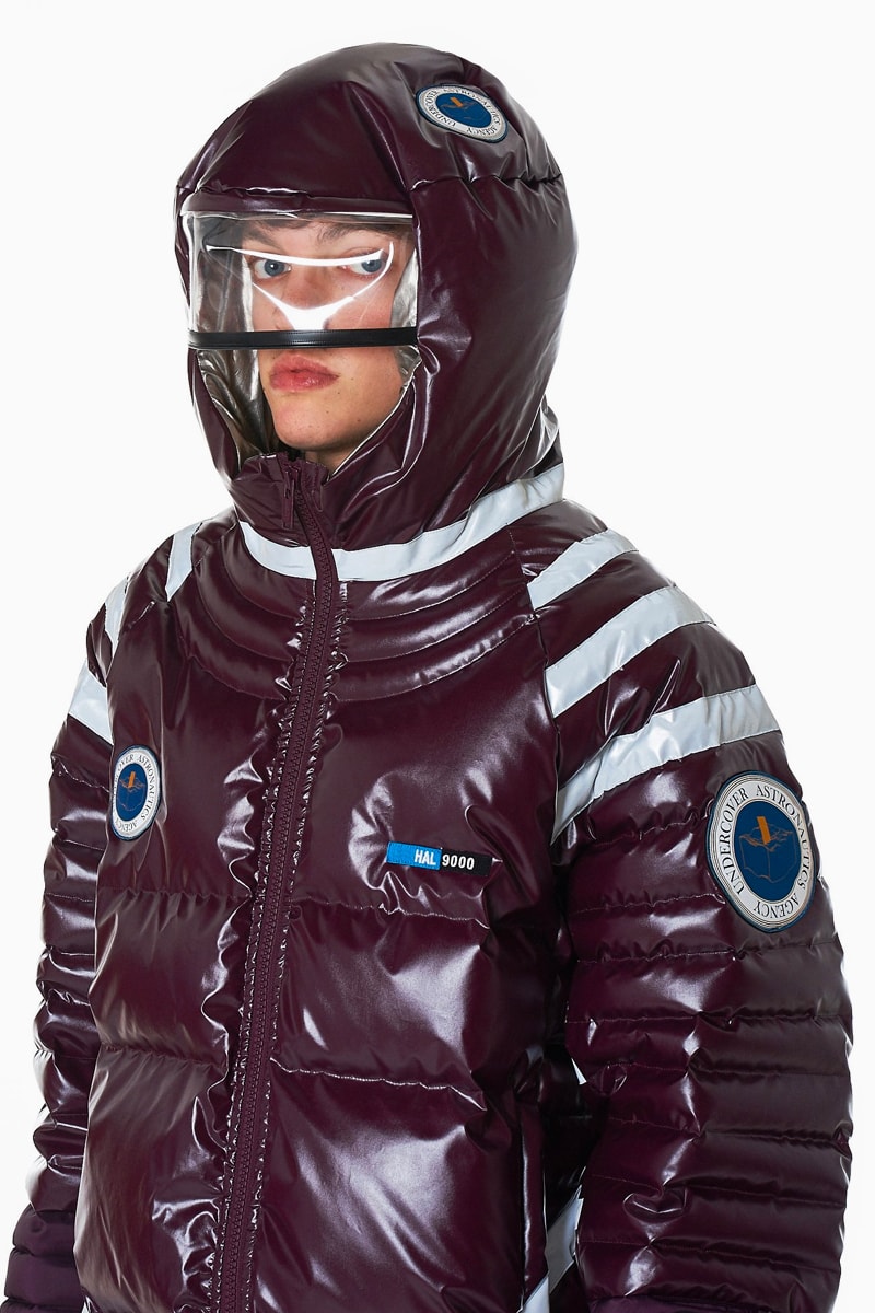 UNDERCOVER Fall Winter 2018 Astronautics Hooded Down Jacket Jun Takahashi space