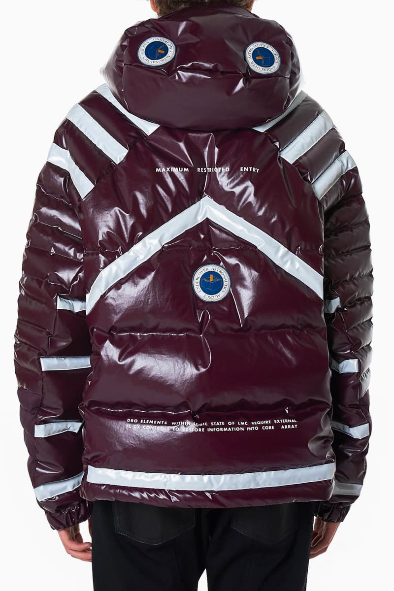 UNDERCOVER Fall Winter 2018 Astronautics Hooded Down Jacket Jun Takahashi space