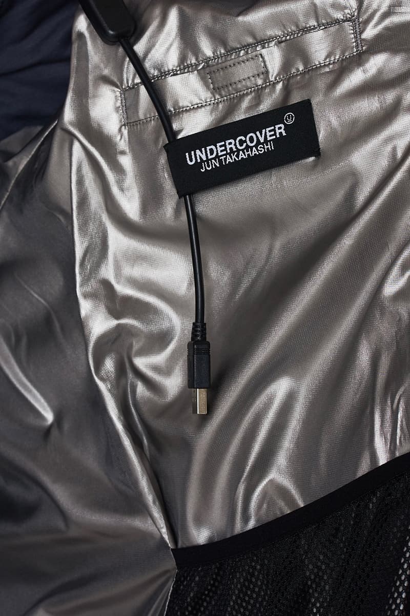 UNDERCOVER Fall Winter 2018 Astronautics Hooded Down Jacket Jun Takahashi space