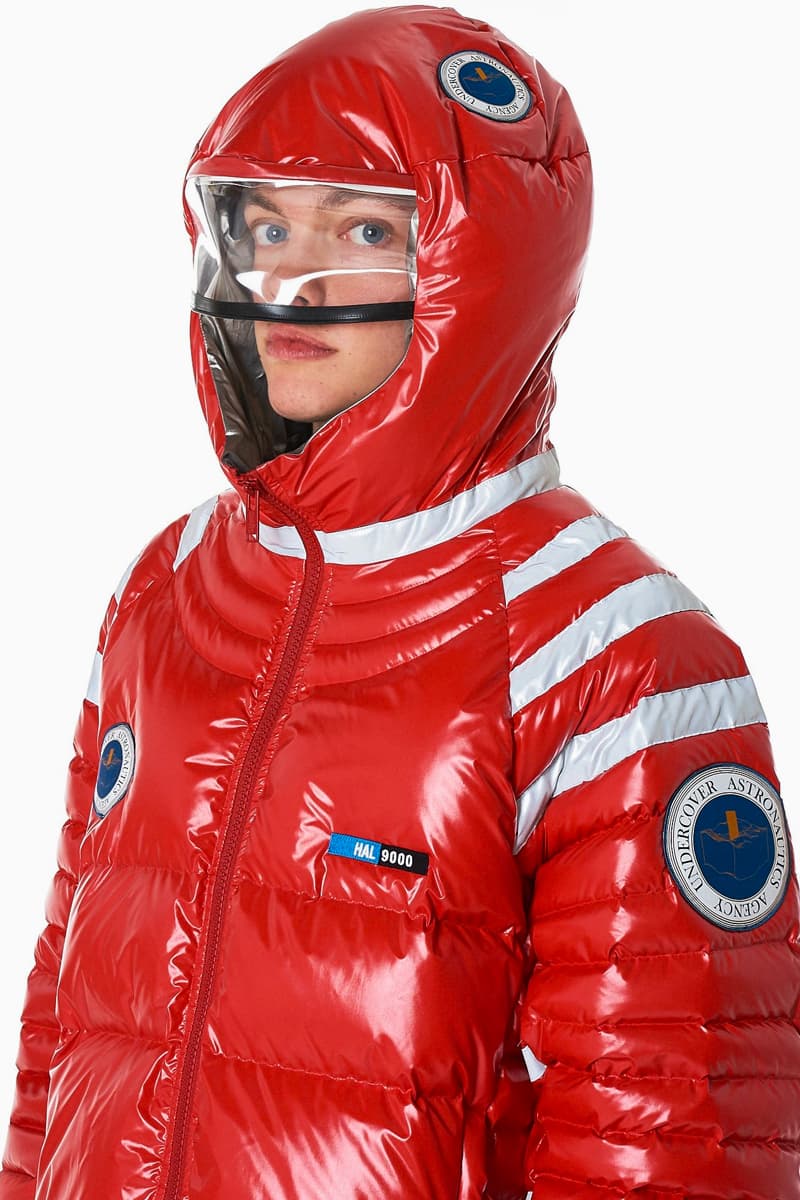 UNDERCOVER Fall Winter 2018 Astronautics Hooded Down Jacket Jun Takahashi space