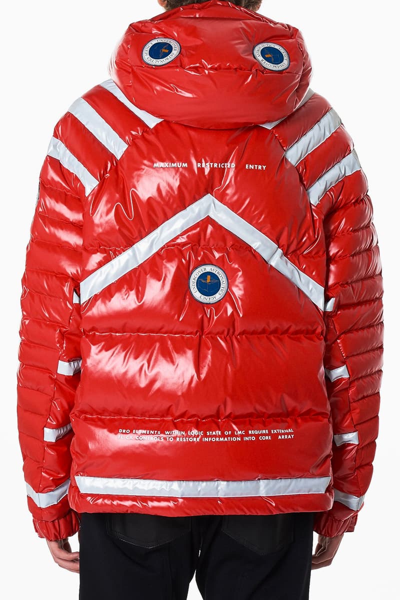 UNDERCOVER Fall Winter 2018 Astronautics Hooded Down Jacket Jun Takahashi space