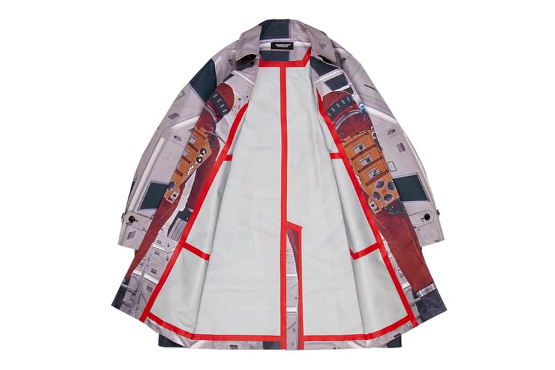 Undercover Gray Astronaut Print Rain Coat Release Details Fashion Clothing Garments Cop Purchase Buy Available Now $1,450.00 USD £1120.00 GBP Idol Brooklyn