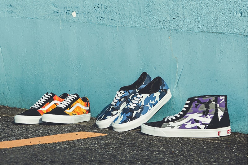 Vans Pop Camo Pack Group Photo