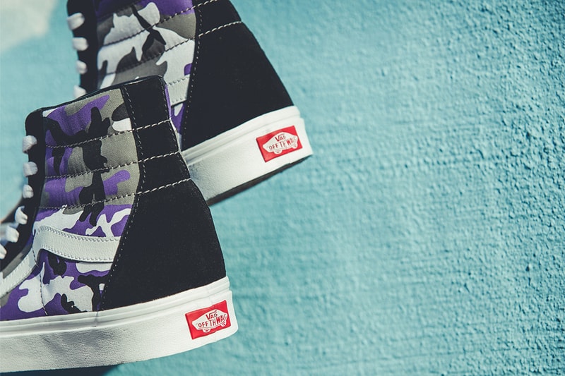 Vans Billy's Ent Purple Pop Camo Pack Sk8-Hi