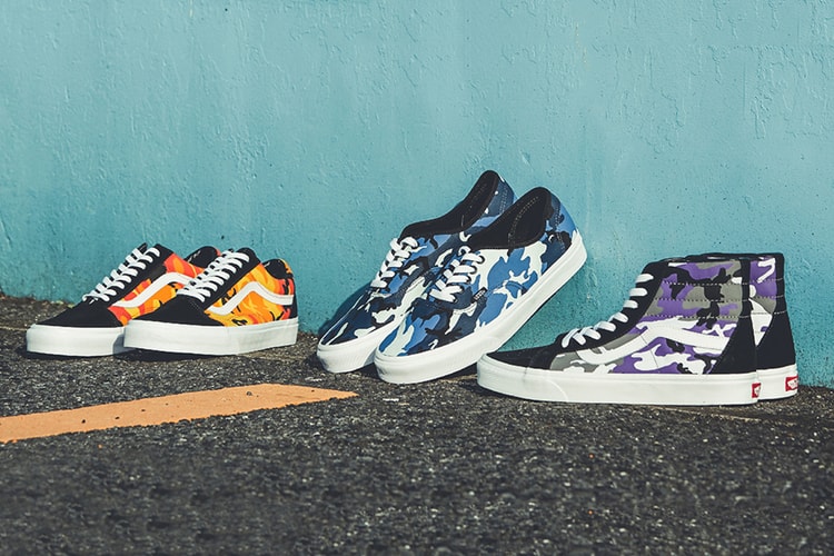 Vans Releases "Pop Camo Pack" with Japanese Retailer BILLY'S ENT