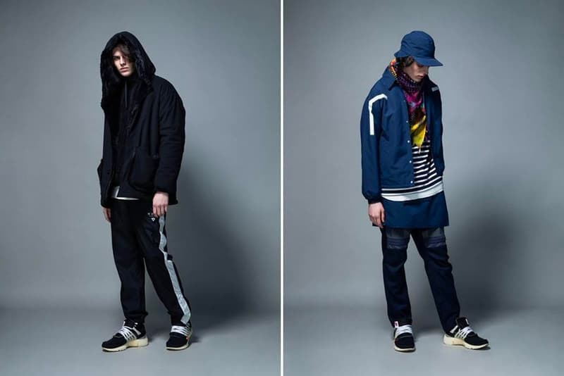 Whiz Limited 2018 Fall Winter collection Lookbook Japanese streetwear fashion jackets clothing sweaters hats sports tracksuits track pants track jackets comfort casual wear sporting